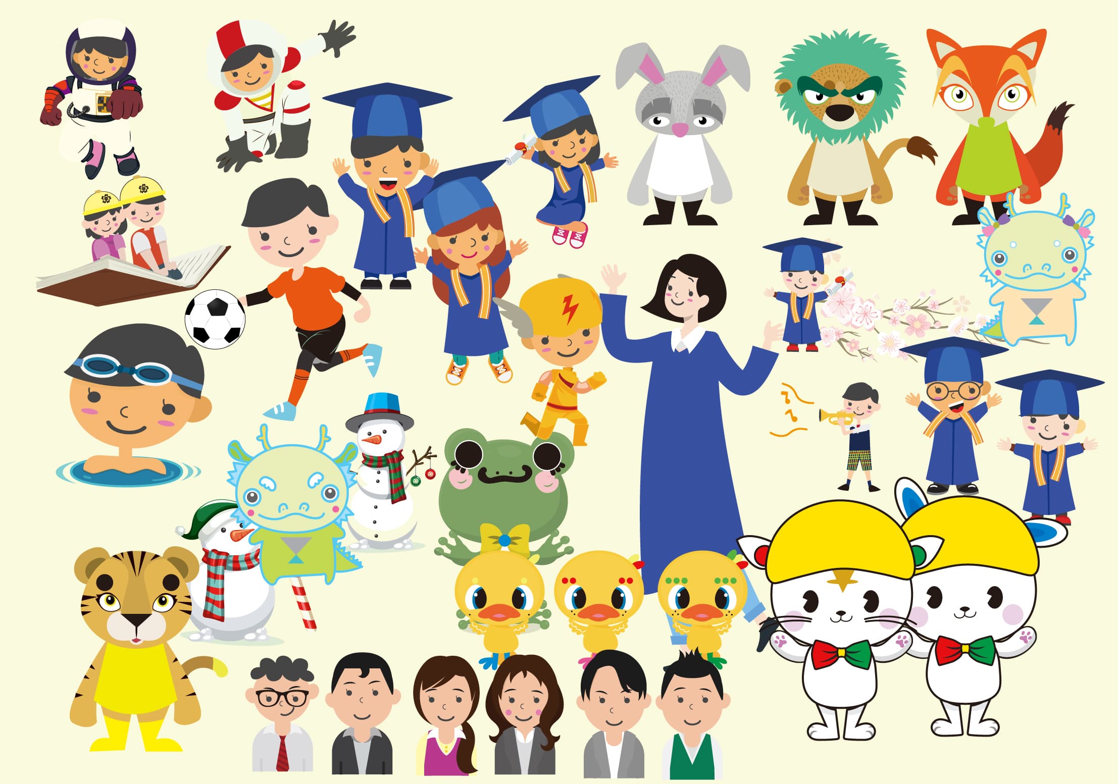 学校マスコットキャラクター